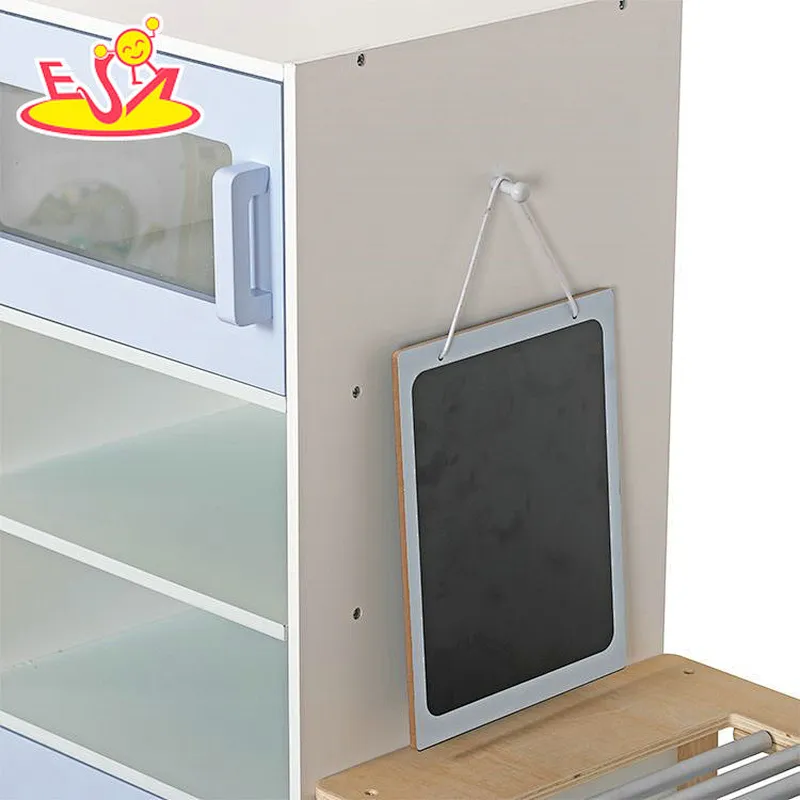 Simulation Pretend Play Checkout Counter Wooden Supermarket Toy For Kids W10A181